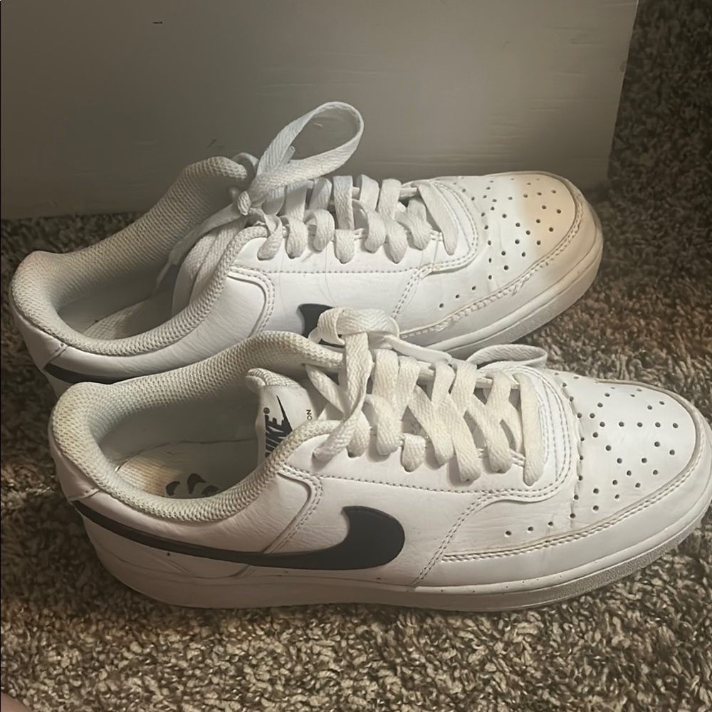 Nike Air White and Black Sneakers